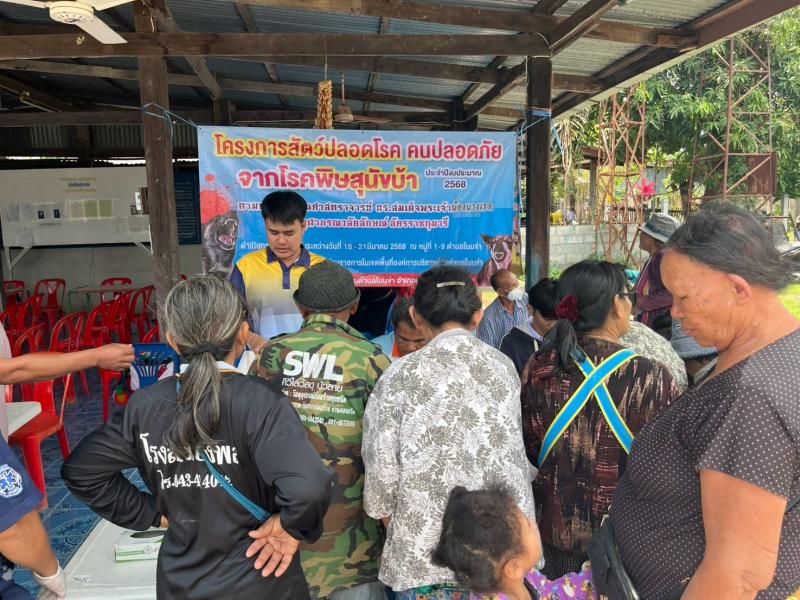 องค์การบริหารส่วนตำบลโนนข่านำโดยนายกองสิน  วิเศษศิลปธร นายกองค์การบริหารส่วนตำบลโนนข่า  พร้อมด้วยคณะผู้บริหาร  หัวหน้าส่วนราชการ  และเจ้าหน้าที่ องค์การบริหารหารส่วนตำบลโนนข่า  ได้ออกฉีดวัคซีน โครงการสัตว์ปลอดโรค คนปลอดภัย จากโรคพิษสุนัขบ้า  ประจำปีงบประม